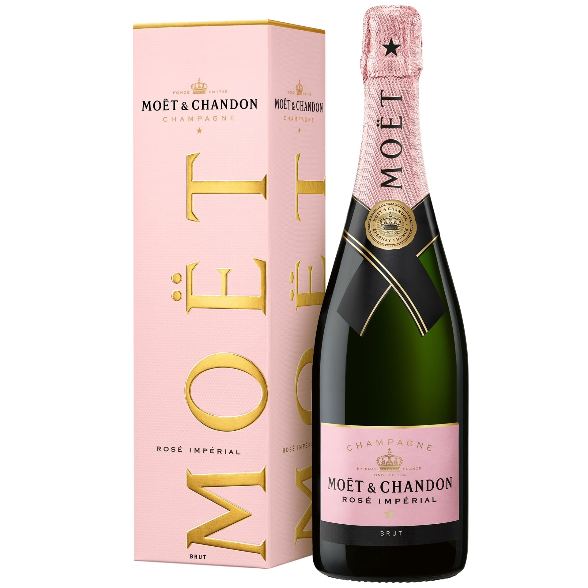 Moet Chandon Rose imperial + giftbox