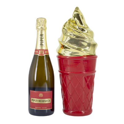 Piper Heidsieck Cuvée Brut champagne met ijsje cadeauverpakking