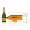 Veuve Clicquot Arrow Las Vegas met 2 glazen