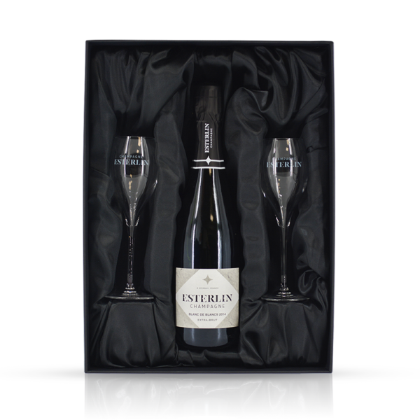 Esterlin Blanc de Blancs 2014 in exclusieve geschenkverpakking