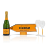 Veuve Clicquot Brut met Arrow Mexico en glazen