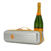Veuve Clicquot Brut met suitcase