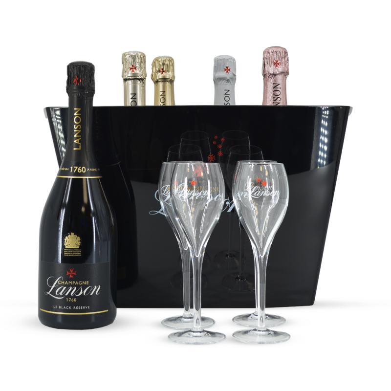 Lanson set met gratis cooler