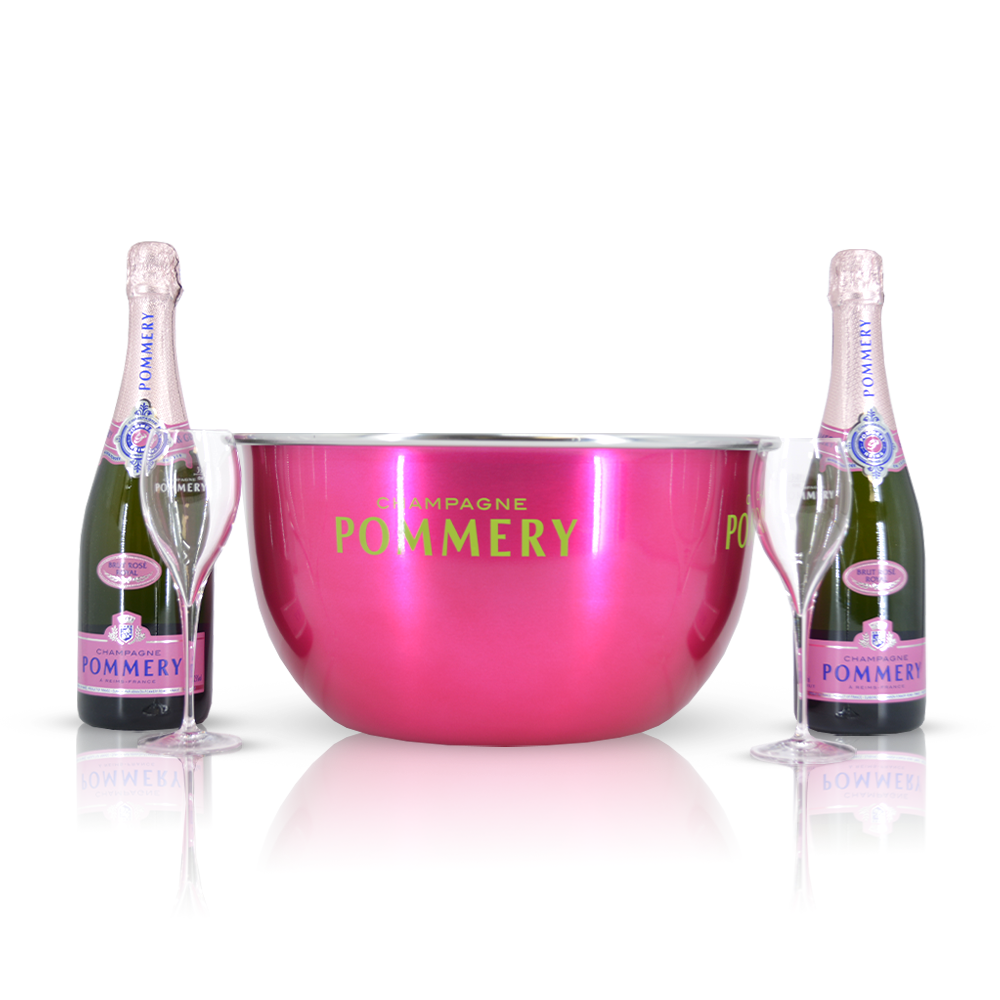 Pommery Rose set