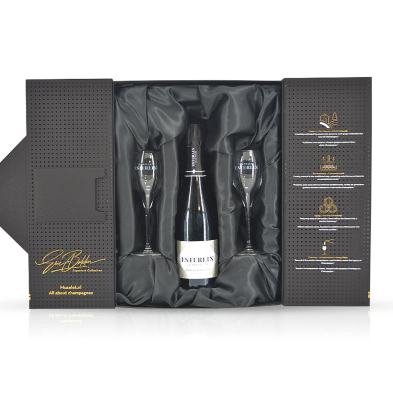 Esterlin Blanc de Blancs 2014 in exclusieve geschenkverpakking