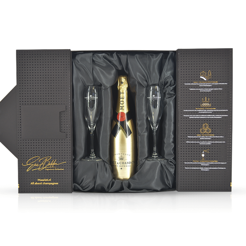 Moët & Chandon Brut Imperial gouden sleeve in exclusieve geschenkverpakking