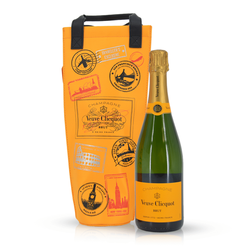 Veuve Clicquot Brut met shopping bag