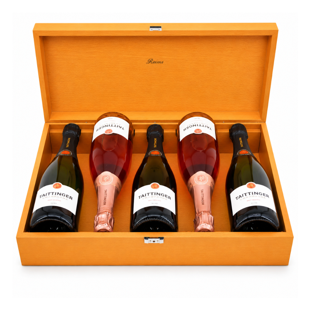 Taittinger Luxus-Kiste mit 5 Flaschen