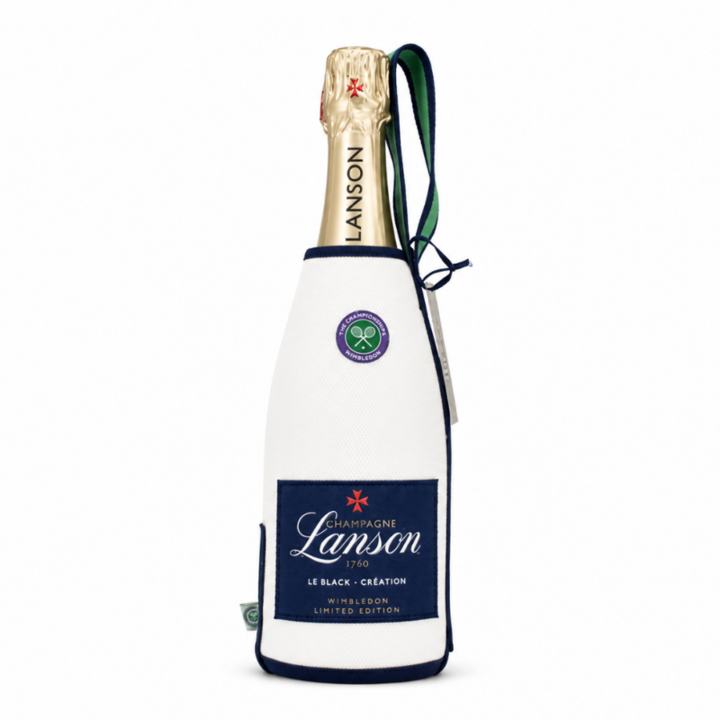 Lanson Le Black creation in ice jacket Wimbledon 2026