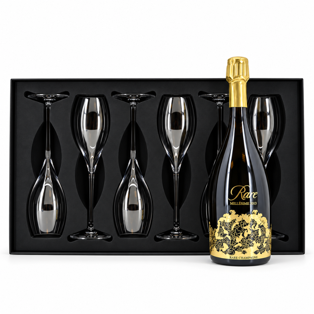 Rare 2013 met 6 glazen in giftbox