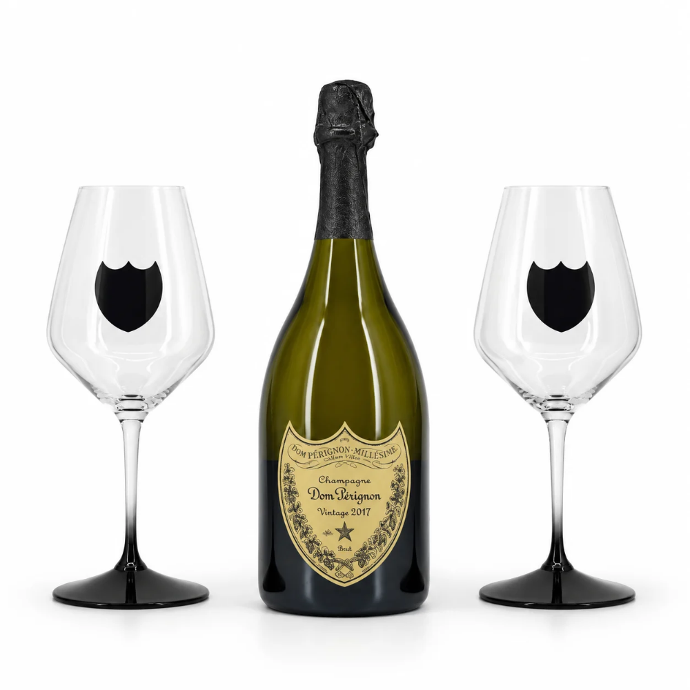 Dom Perignon Vintage 2017 mit 2 Gläsern